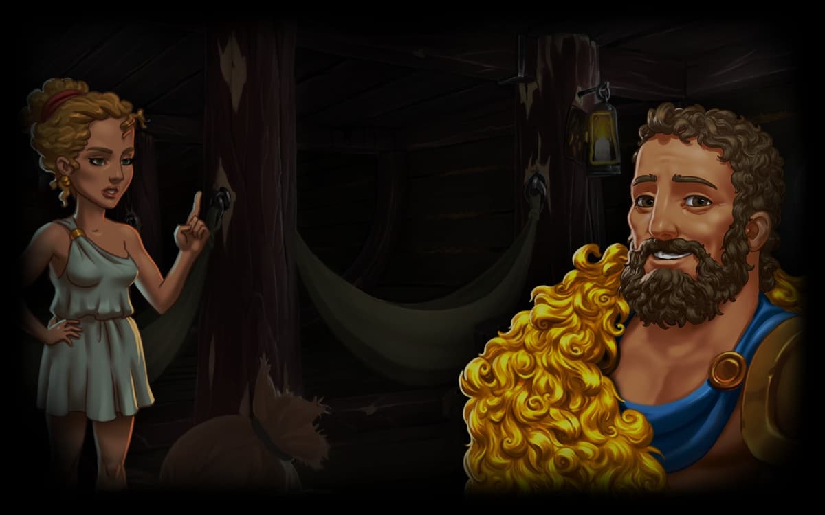 Hercules in a fur wrap