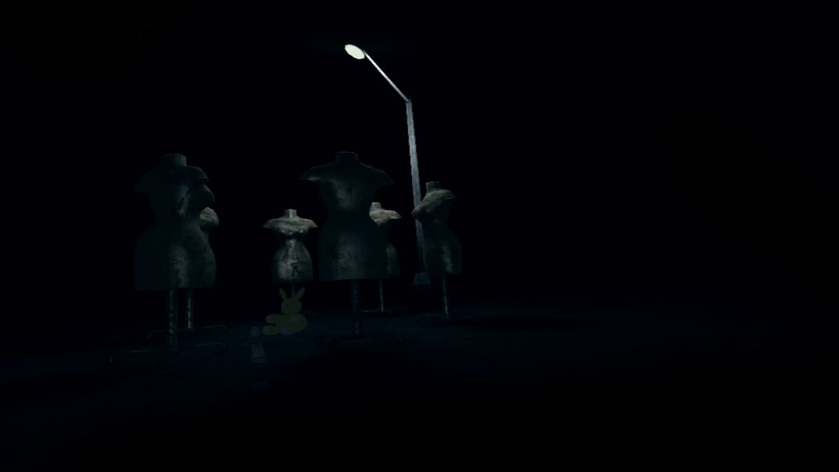 Rabbit and mannequins