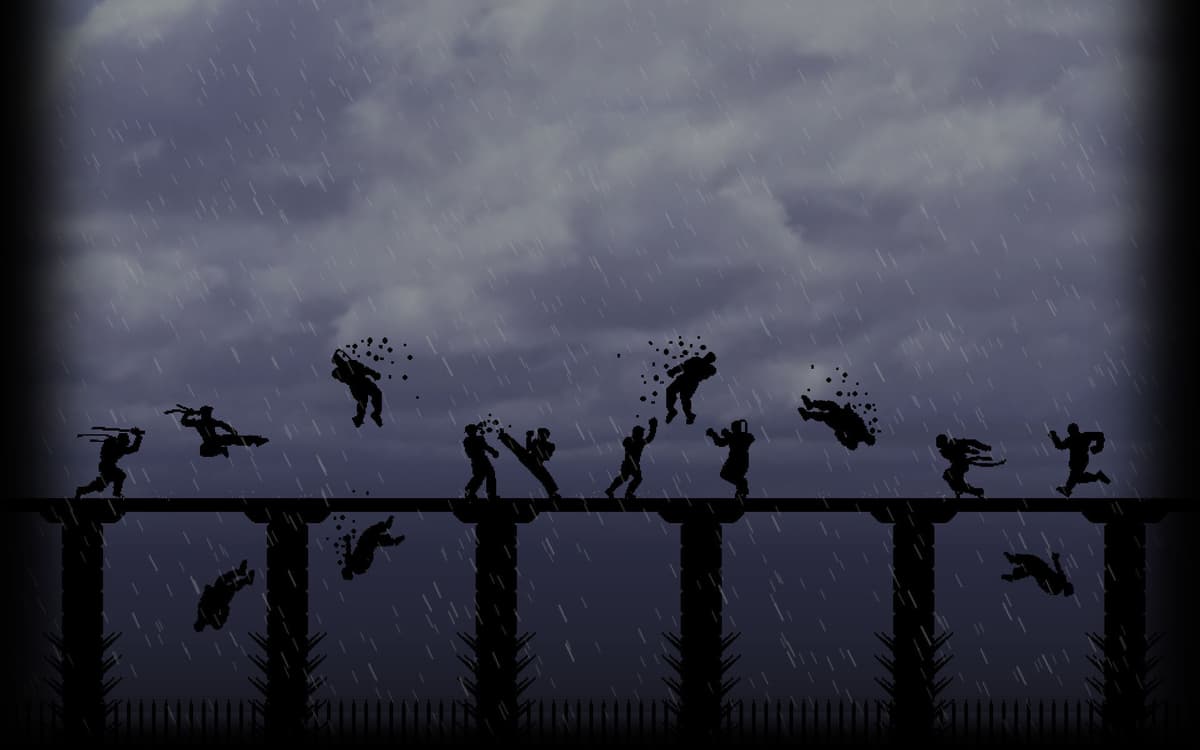 Dangerous bridge bg