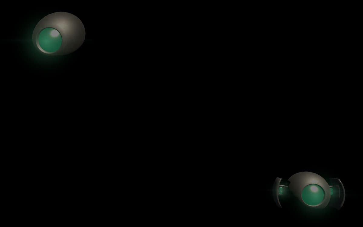 Two Friendly Drones