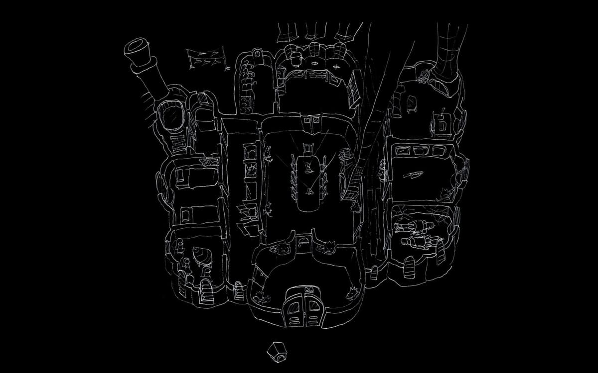 TAROTICA HAND-DRAWN MAP 1F