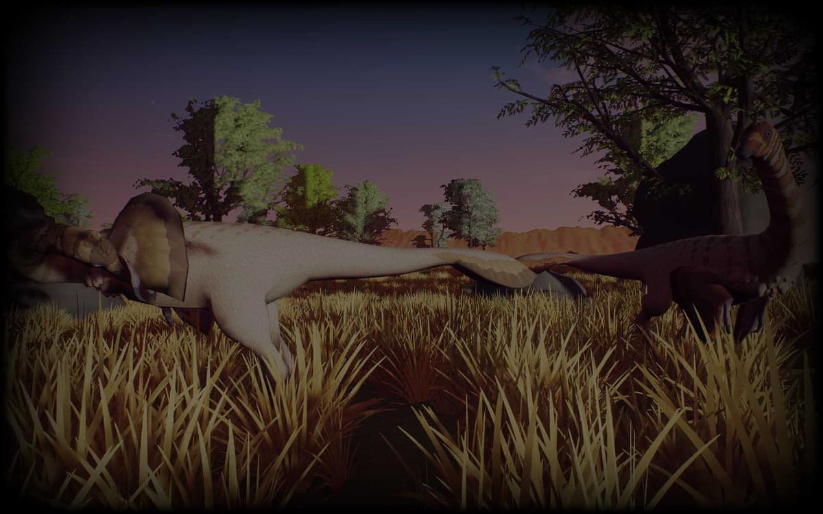 Gallimimus (Profile Background)