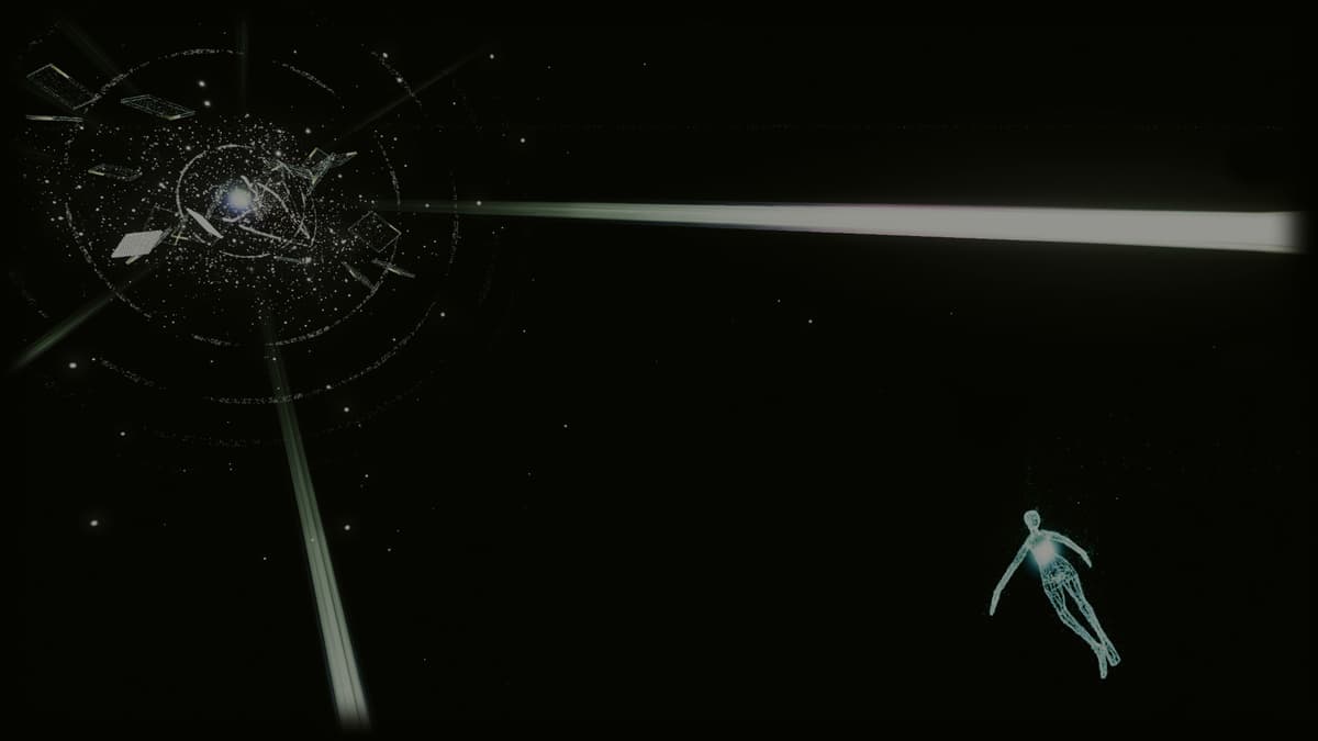 Rez Infinite Area X Light Rays Background