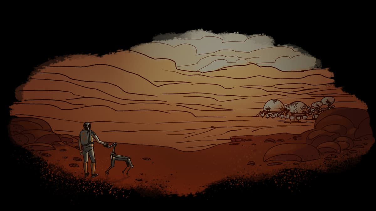Occupy Mars Background View