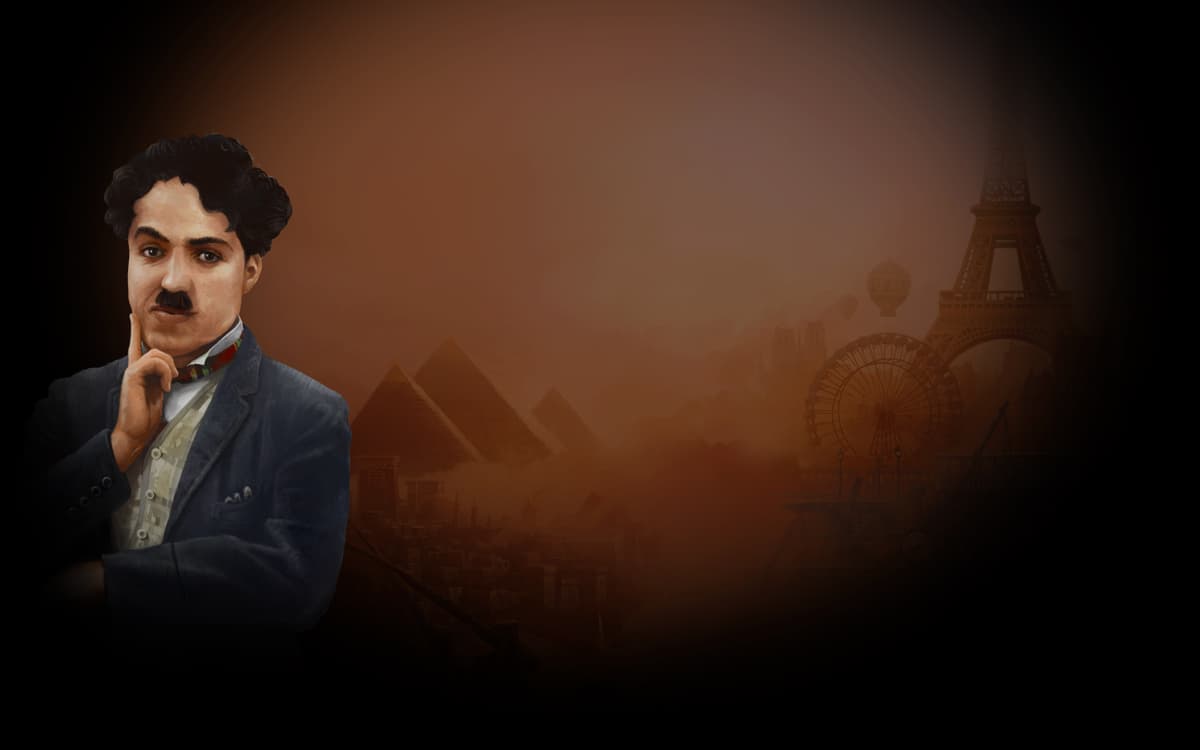 Charlie Chaplin (Profile Background)
