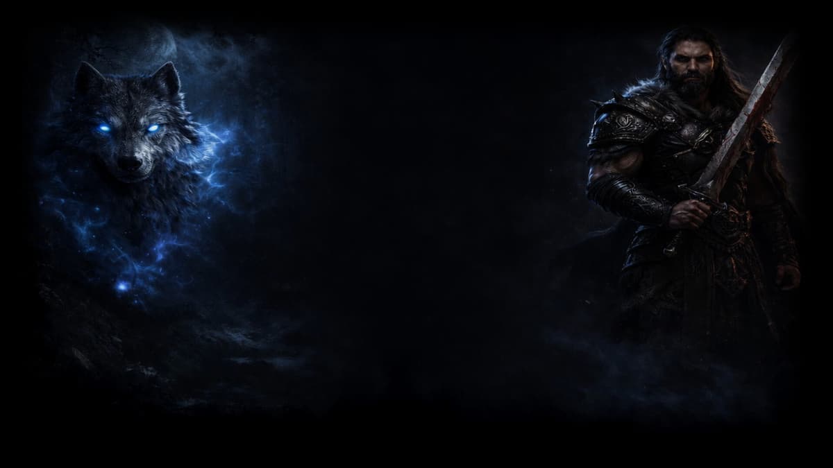 Spirit Wolf Moon Warrior