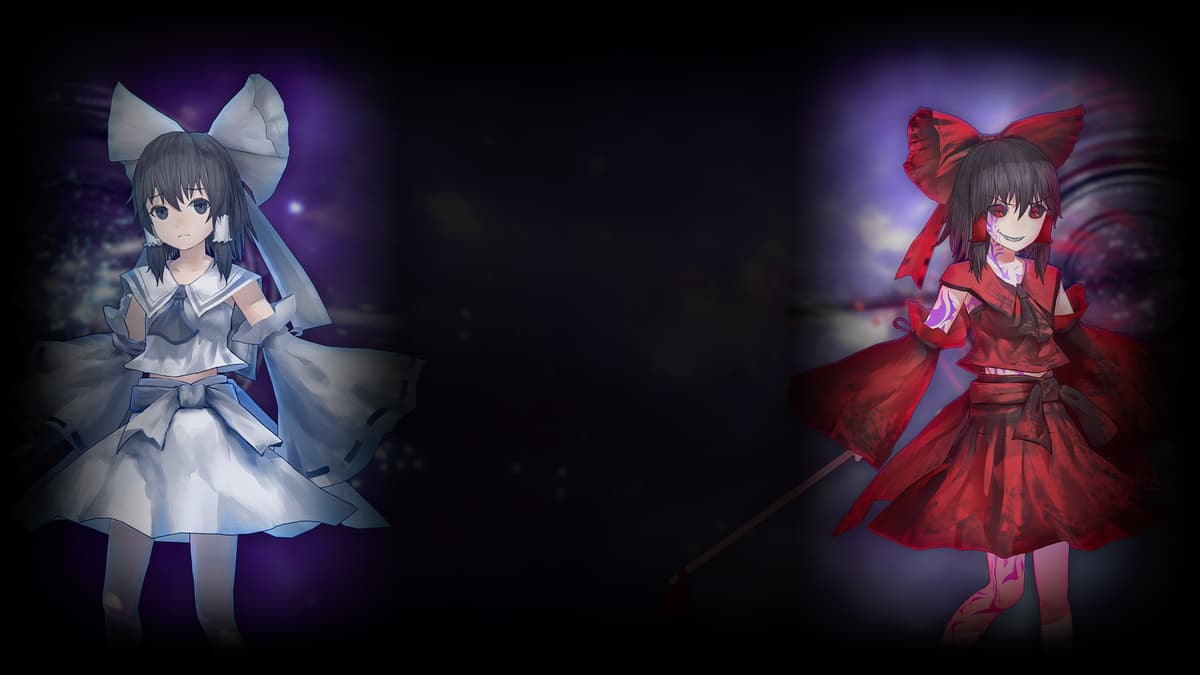 White Reimu & Dark Reimu