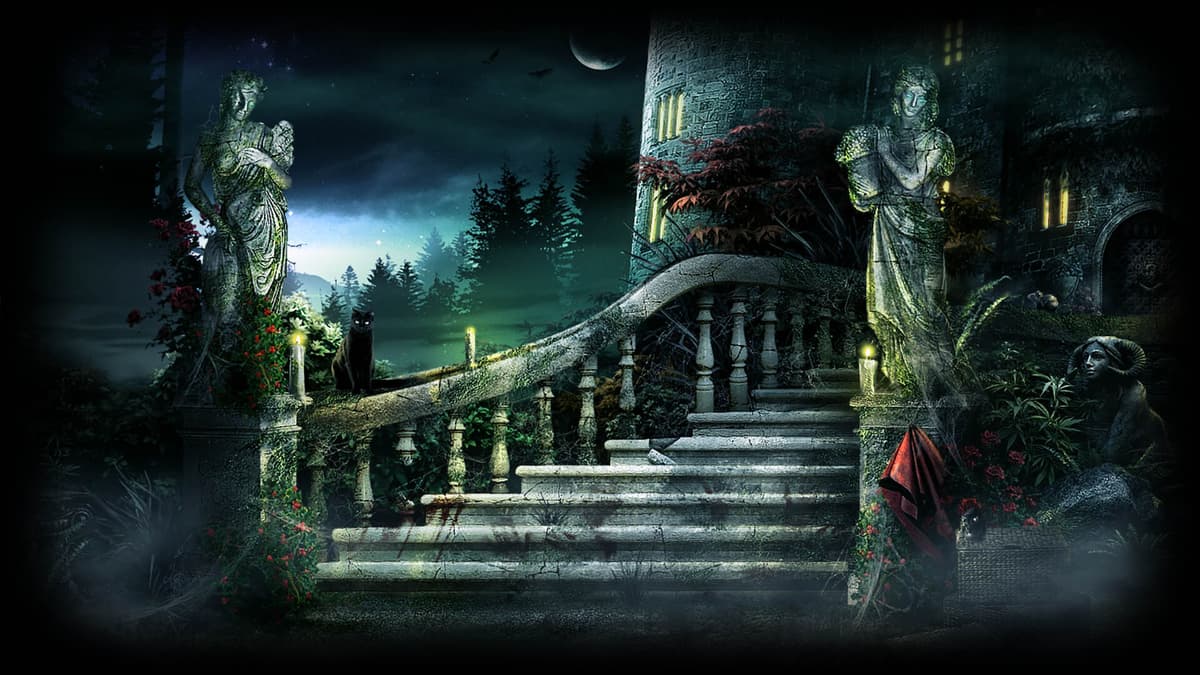 Castle stairs left