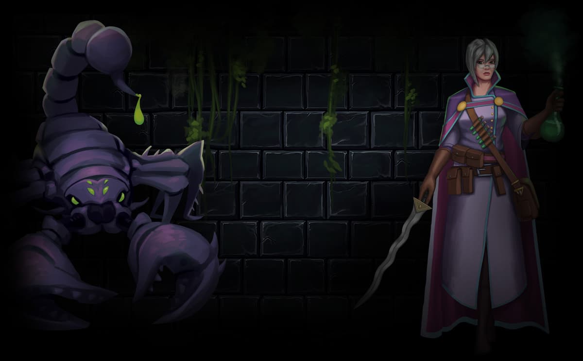 Poisoned Elemental vs. Alchemist