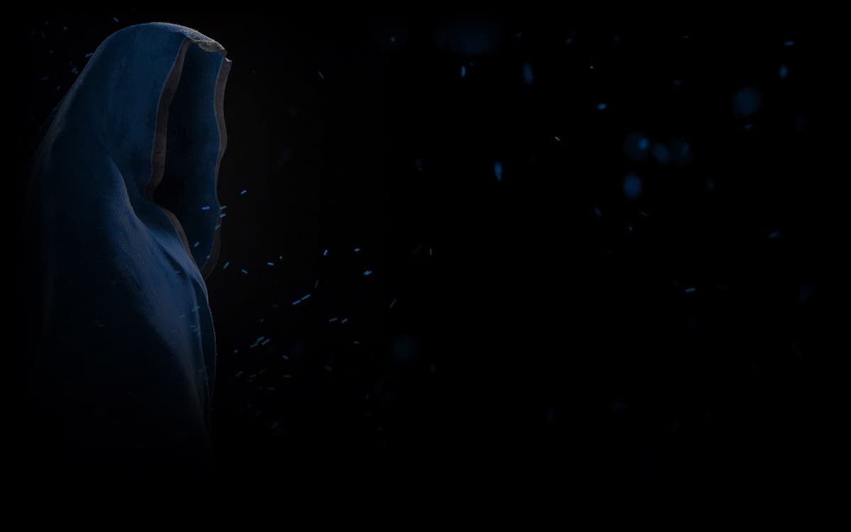 Blue Cloak Background