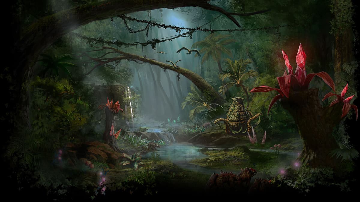 Tropical Zone landscape (Profile Background)