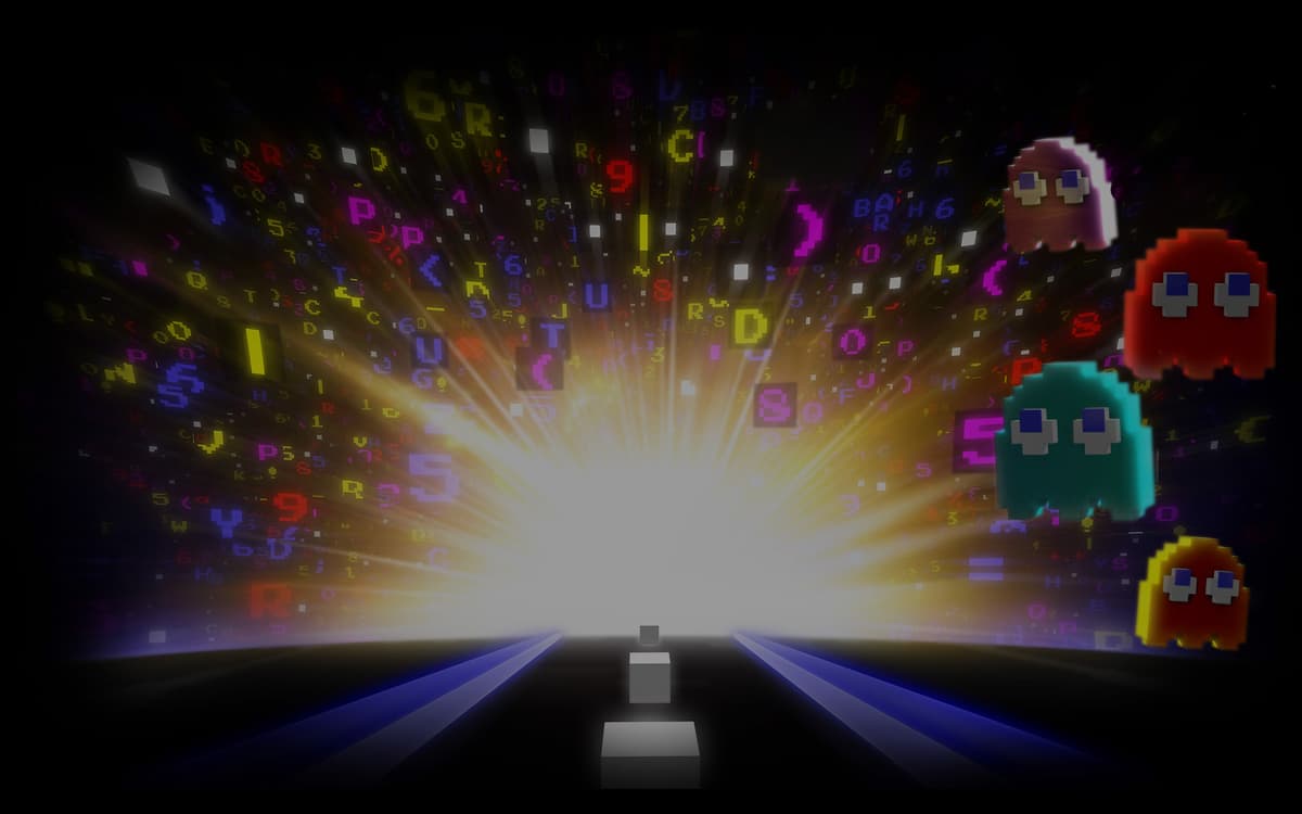 PAC-MAN 256 laser vs ghosts