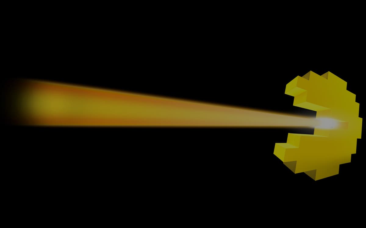 PAC-MAN in the dark