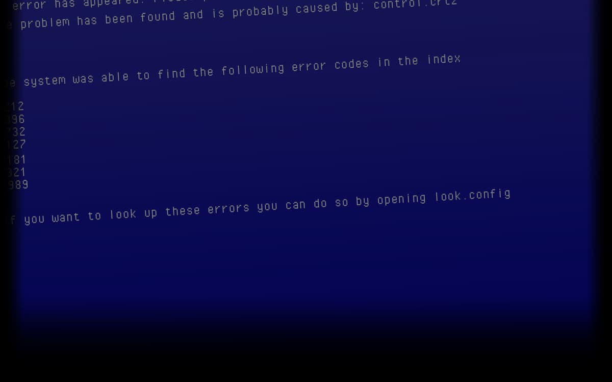 Blue Screen Of Death