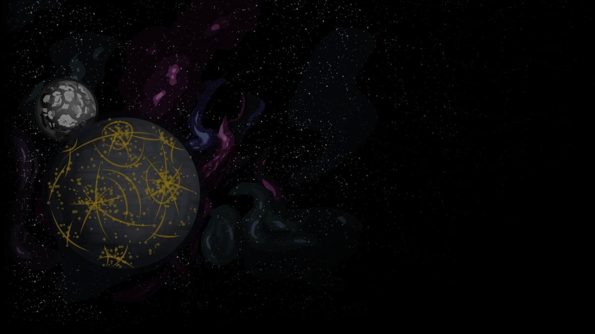 Megacity with a moon