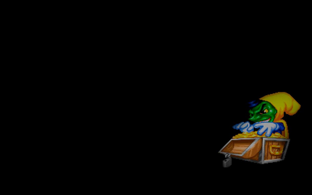 Dorke opening chest