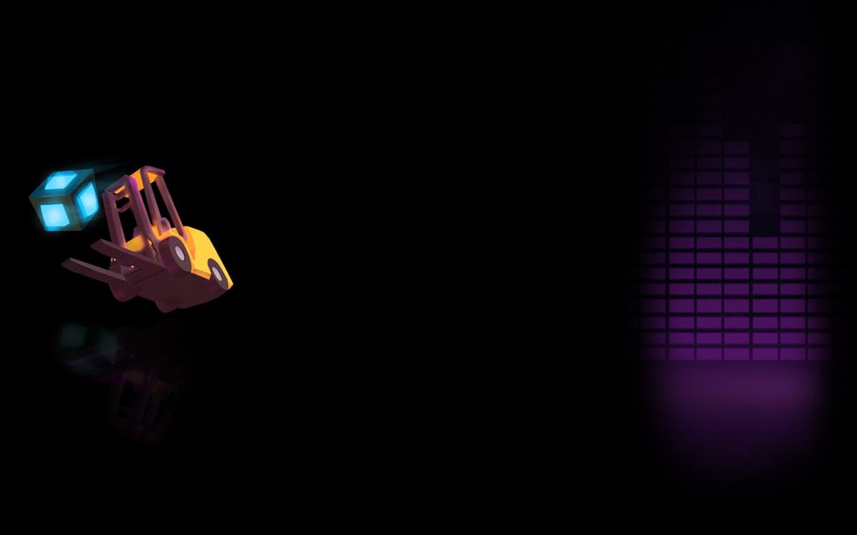 Single Forklift Background