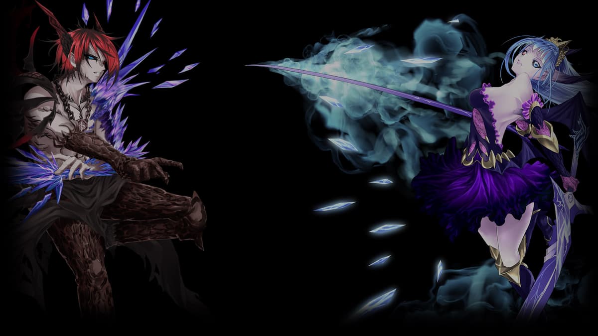 Demon Ryuu and Demon Luna Background