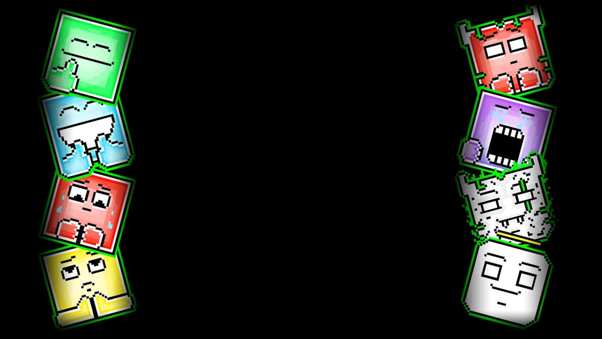 Difficulty Faces Background