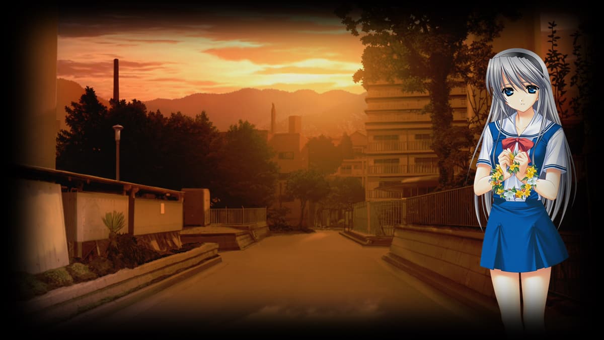 Tomoyo at Sunset