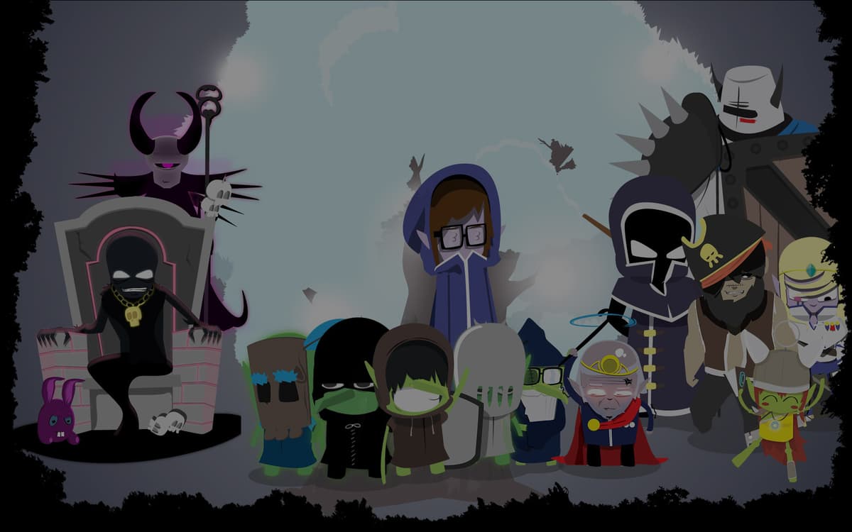 A colorful family