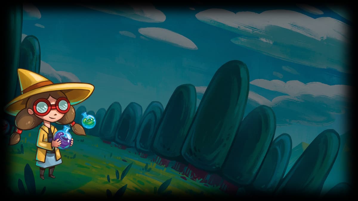 Yellow Witch background