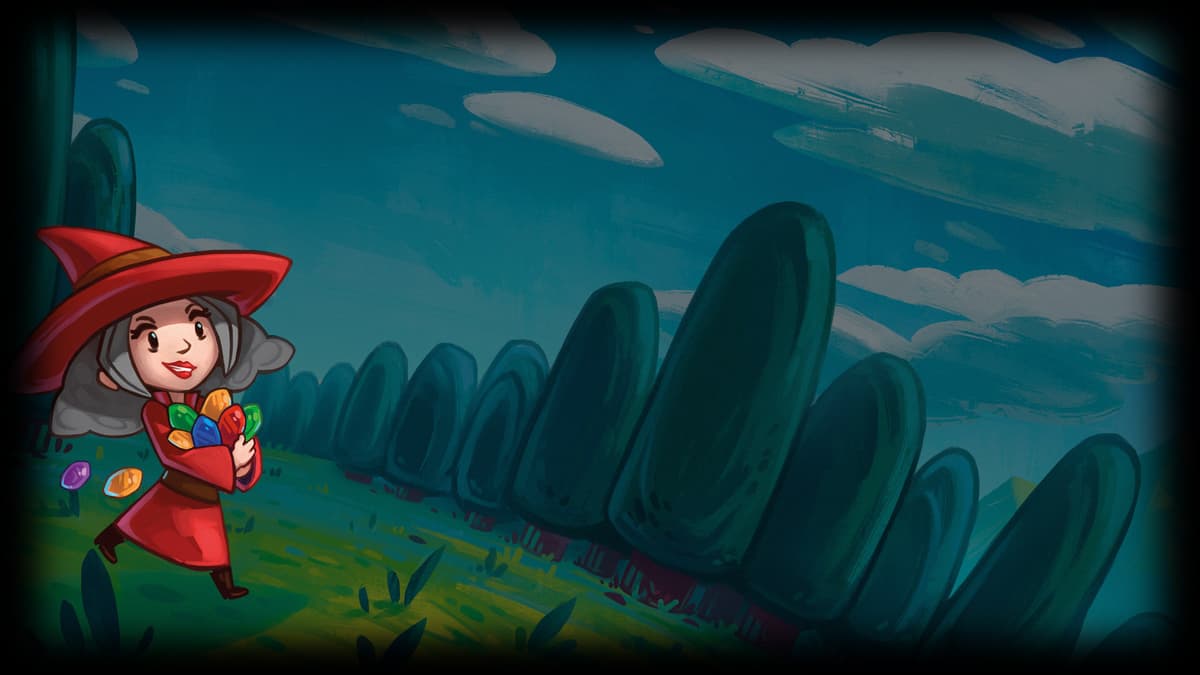 Red Witch Background