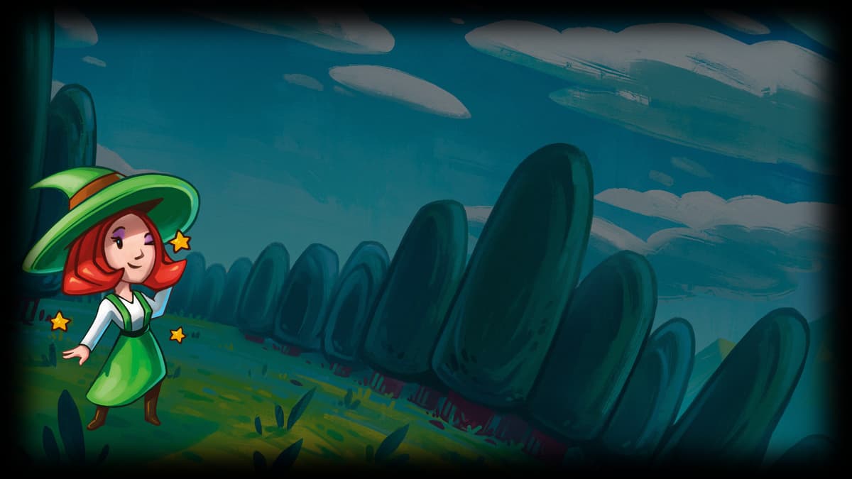 Green Witch background