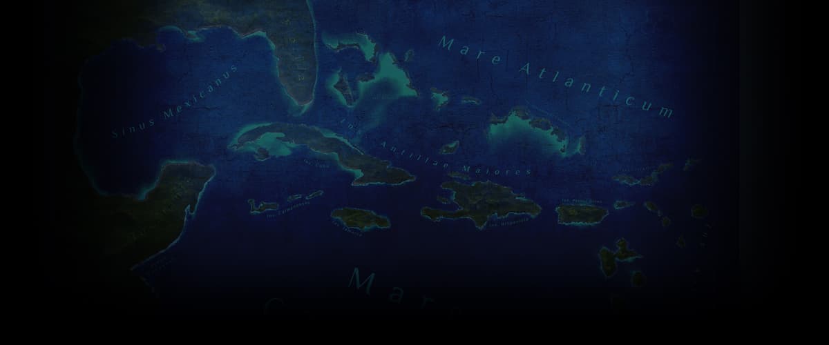 Map of the Caribbean (Profile Background)