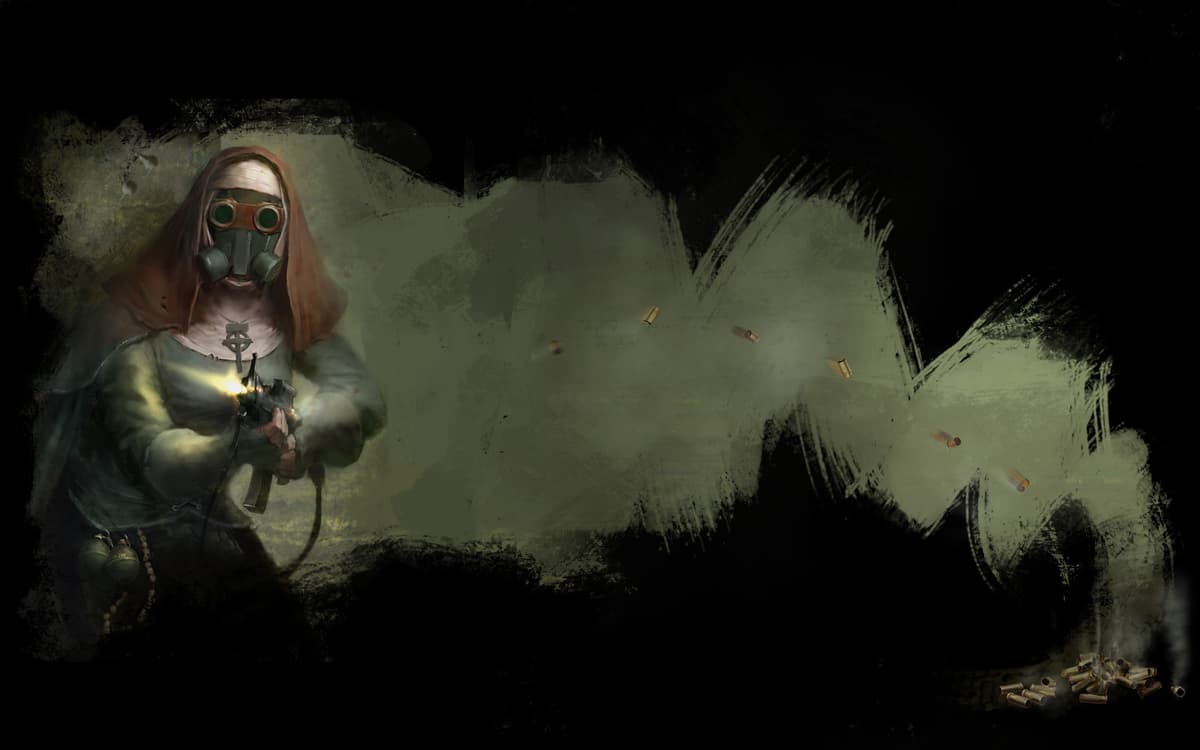 Pistol Packing Priest (Profile Background)