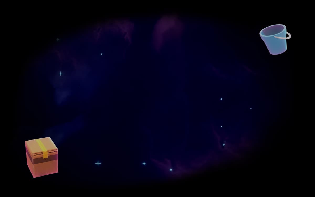 Box and Bucket Background