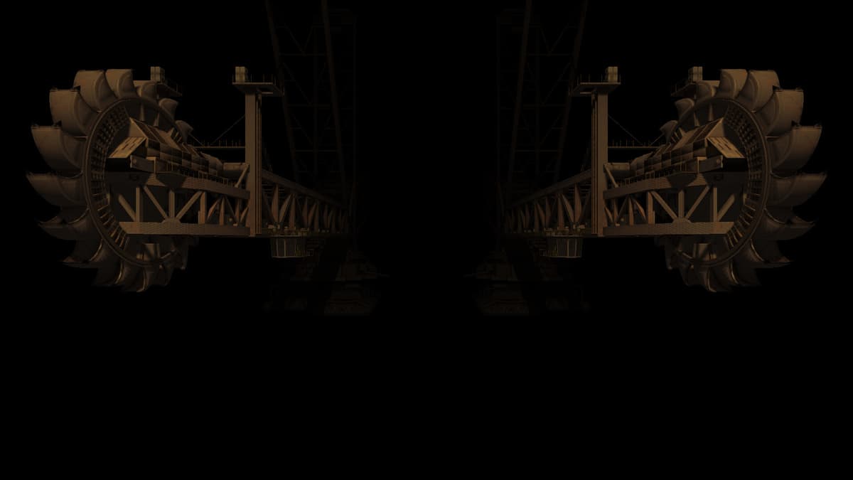 Bucket-wheel Excavator (Profile Background)