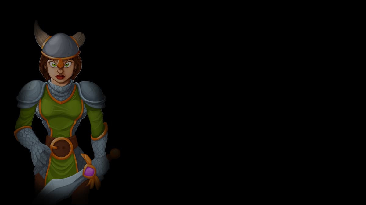 Sasha the Fierce Warrior (Profile Background)