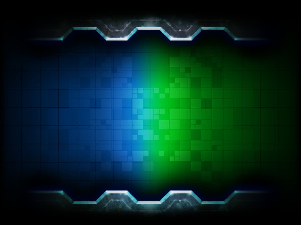 Background Blue and Green Tanks