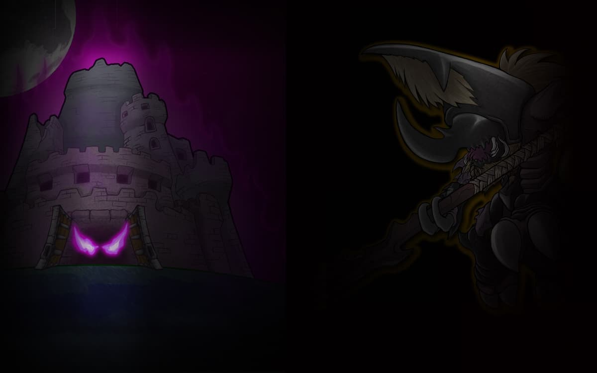 Lost Castle Background - Nightmare Guard D