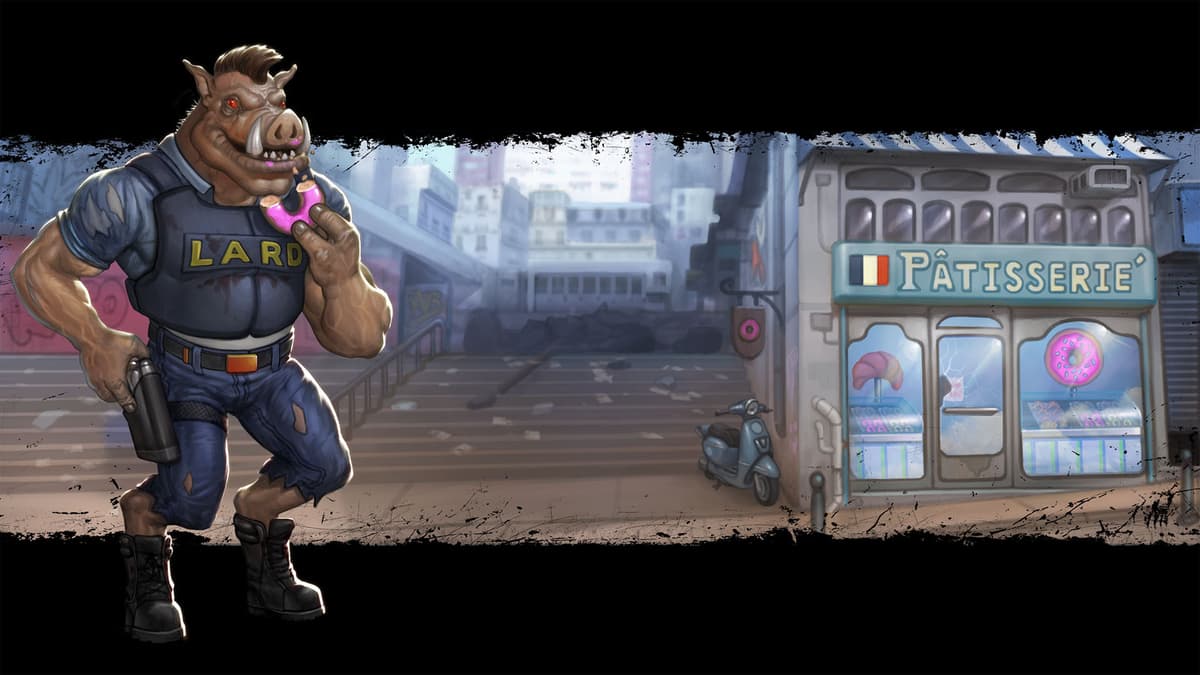 Pig Cop Background