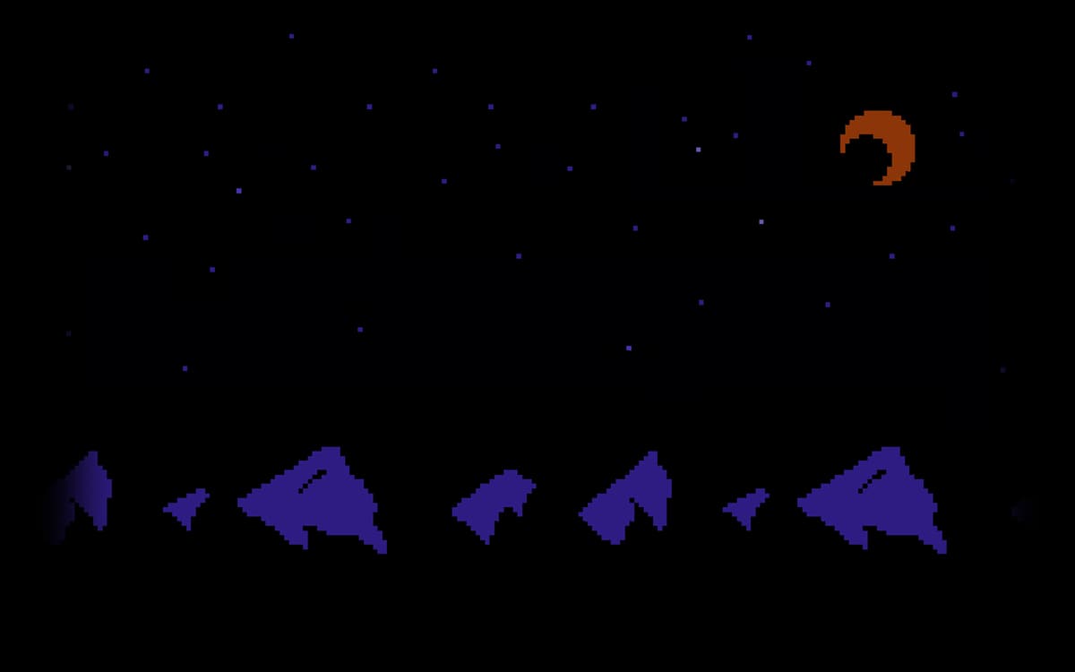 Mountains Night
