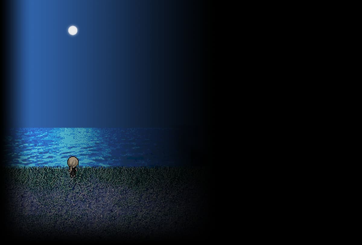 Miyako and the moon