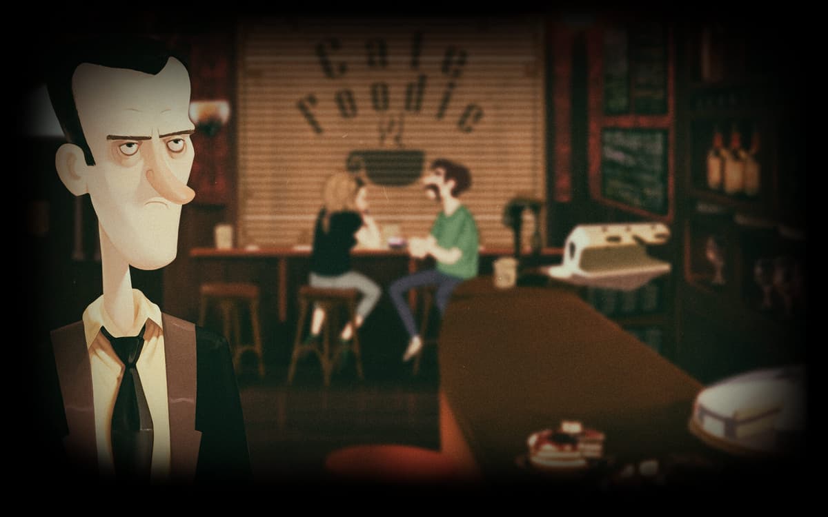 Clerk in Cafe