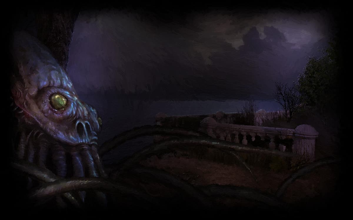 Lord of swampland is looking around its domain