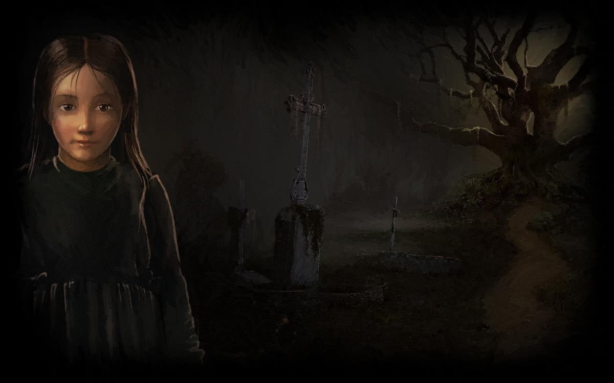 The girl in the graveyard