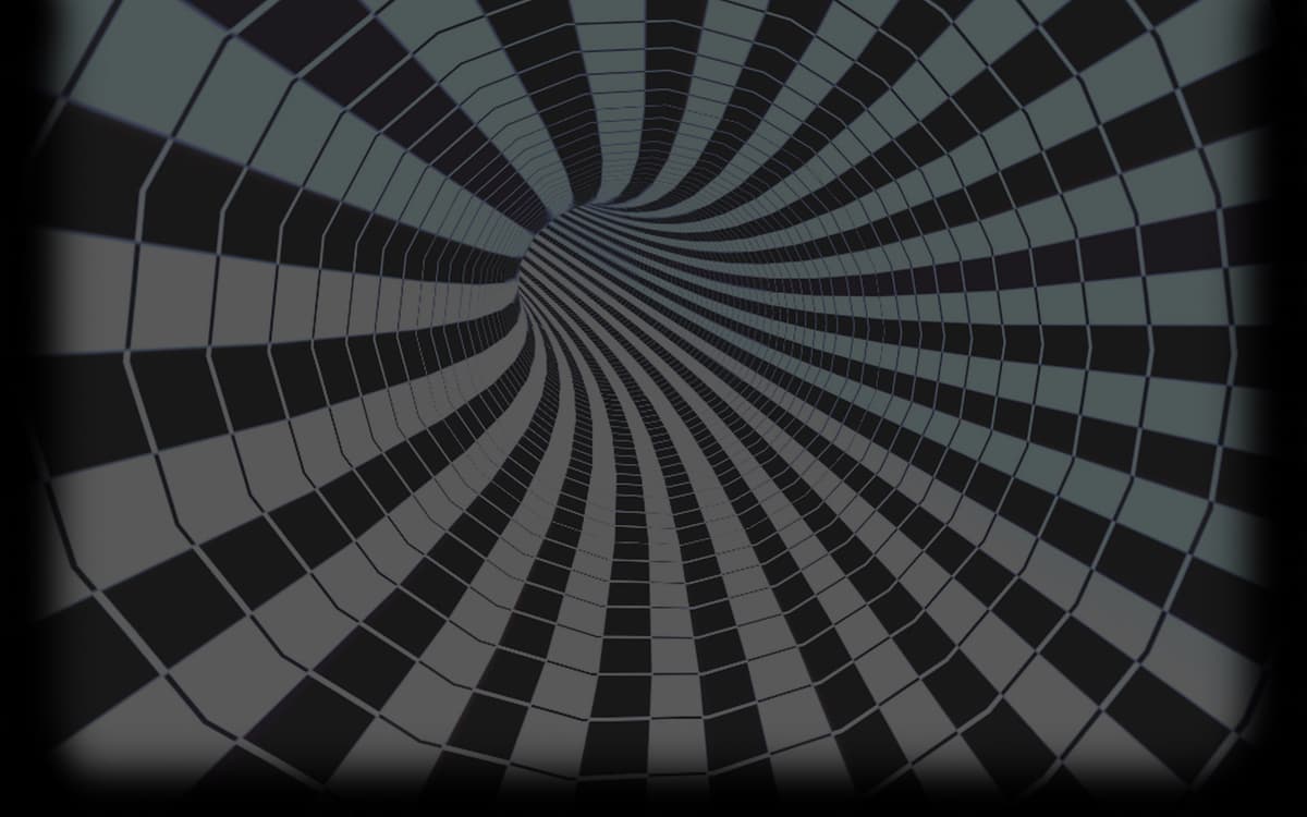 Black & white tunnel background