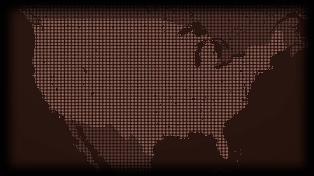 World Map - Red