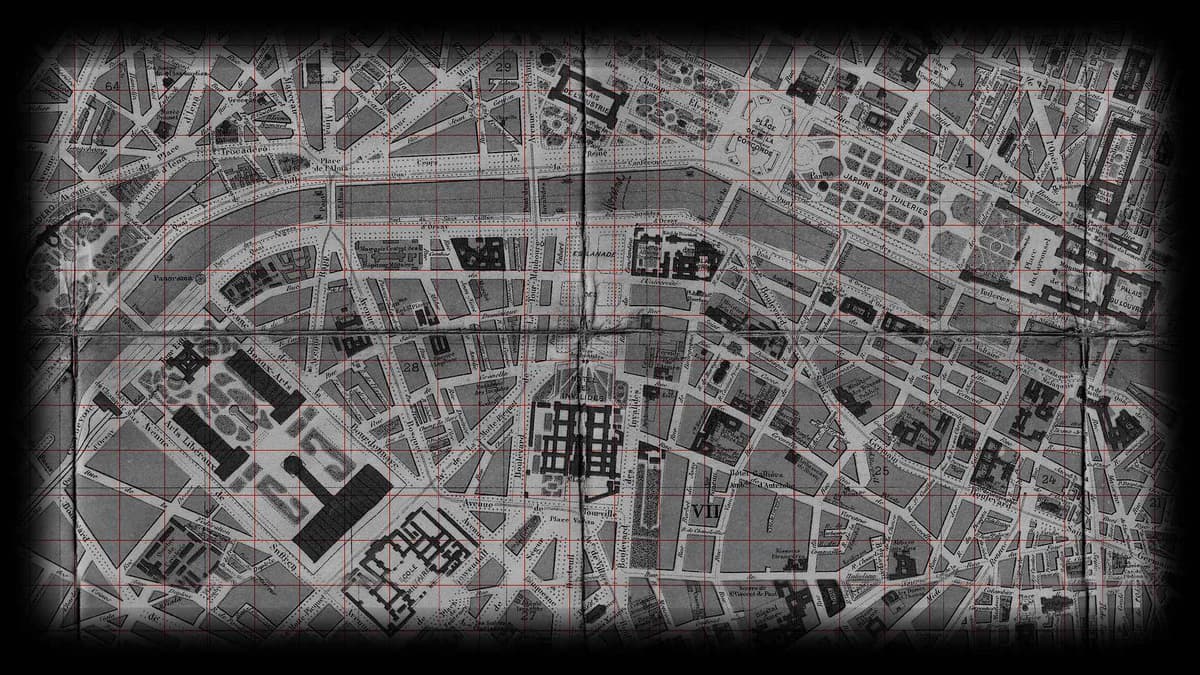 Map of Paris