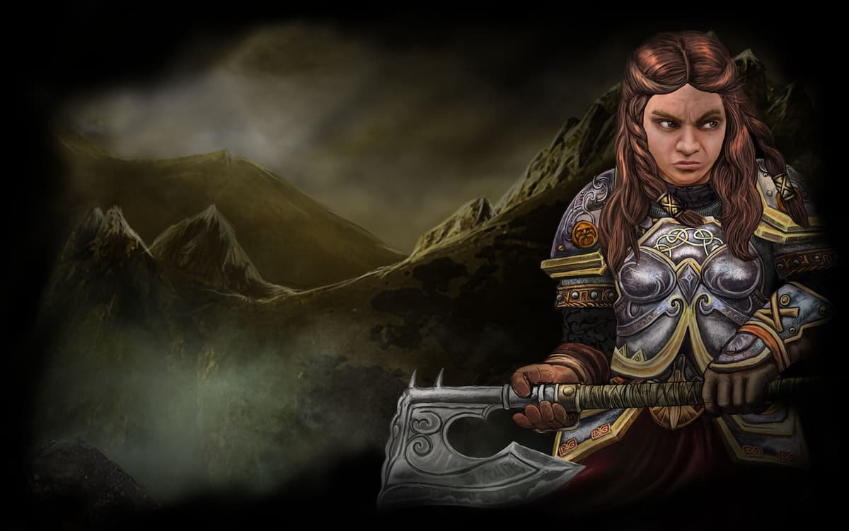 Illyriad - Dwarf Female Background