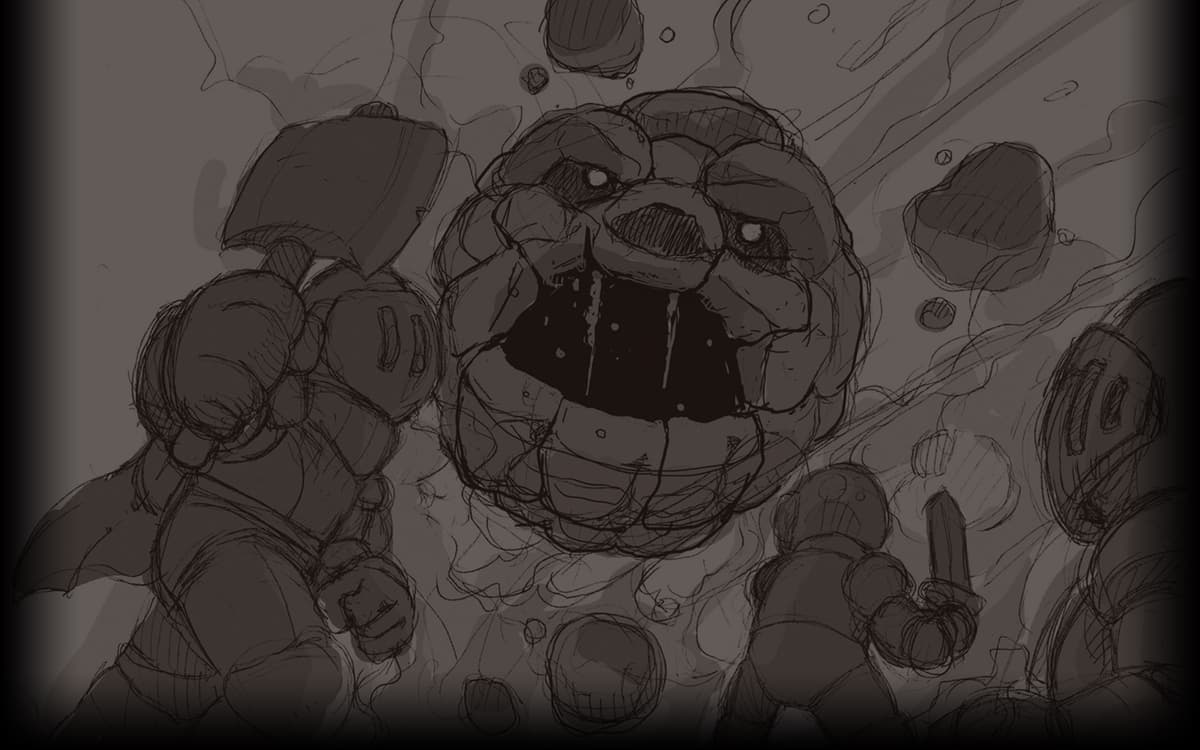 Iron Crypticle - box sketch 1