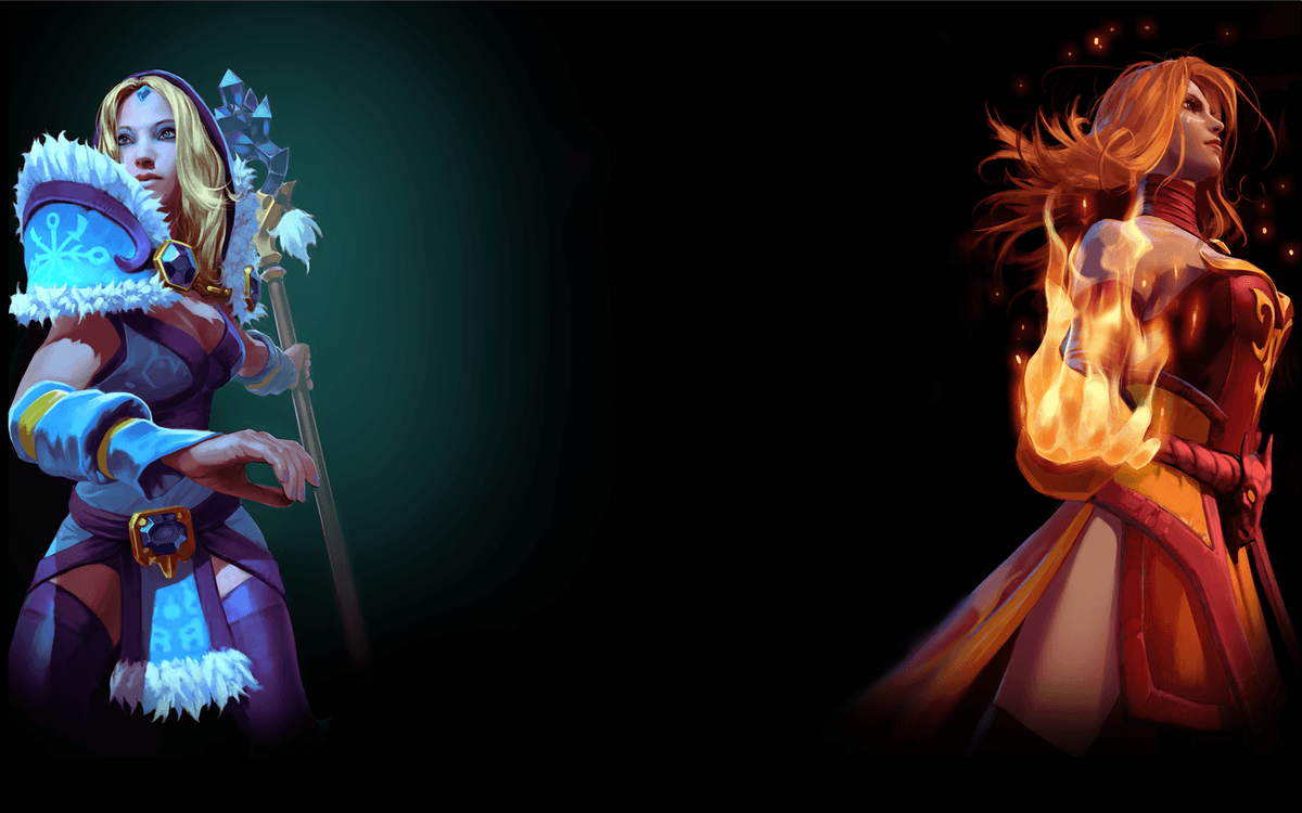 Crystal Maiden & Lina
