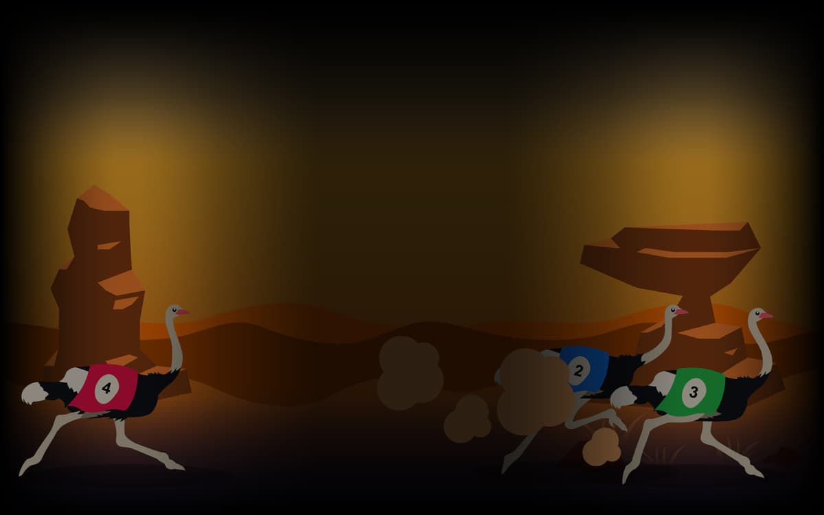 Ostrich Run (Profile Background)