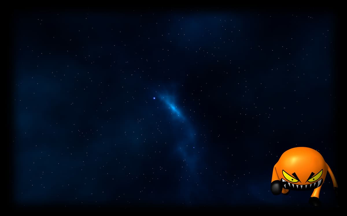 Orange Checker Monster