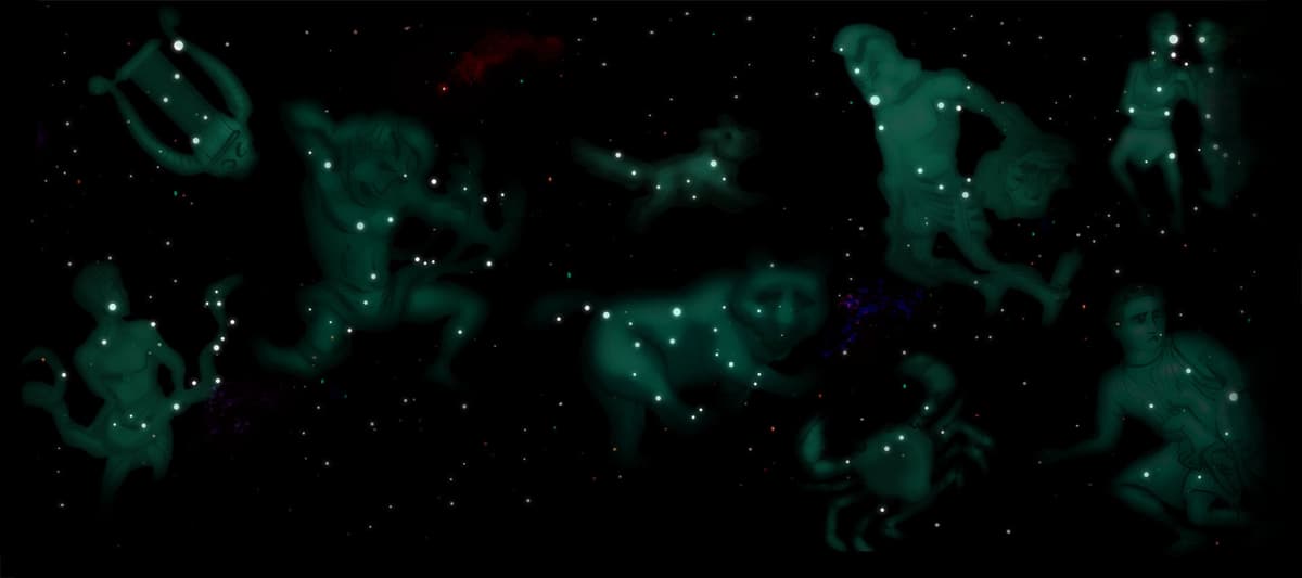 Full Zodiac sky